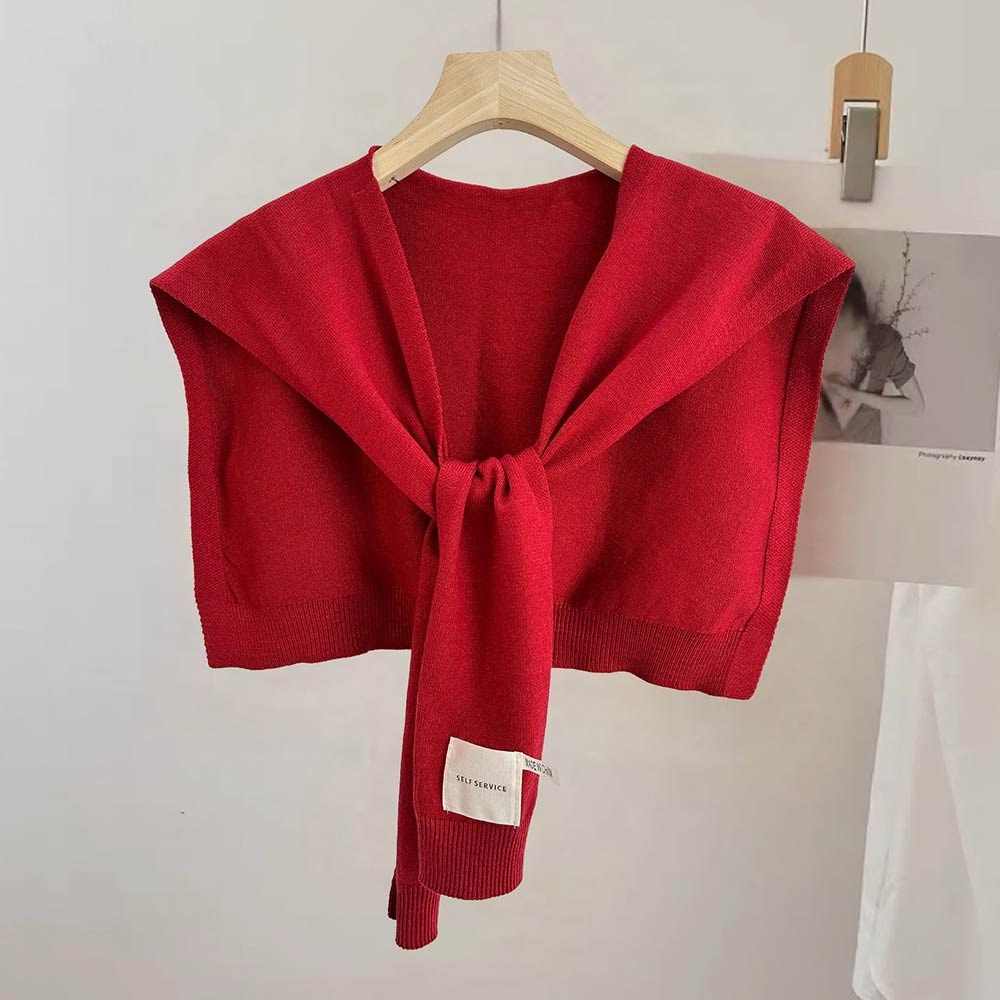 RED SWEATER WRAP, STAY WARM & SEXY…